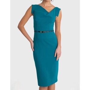 NEW BLACK HALO jackie o dress in jade